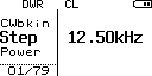 menu at Step